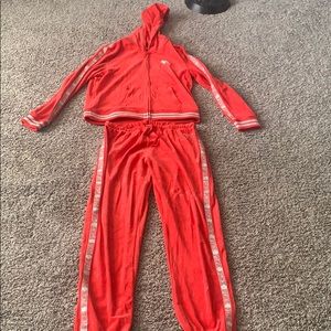 Velour VS PINK jogging suit
